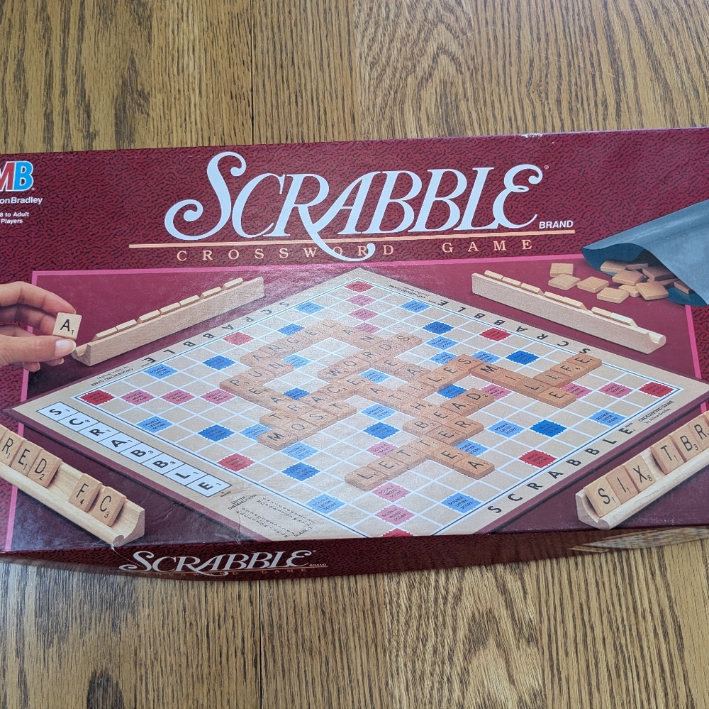 Scrabble Board Game - 1989 Edition